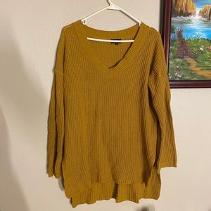 oversized knit sweater